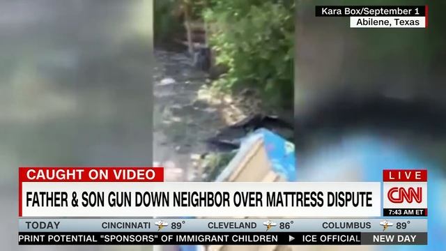Man, son accused of killing neighbor over dumped mattress смотреть онлайн