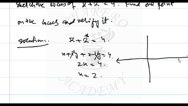 LOCUS OF Z+Z* = a IN URDU/HINDI смотреть онлайн