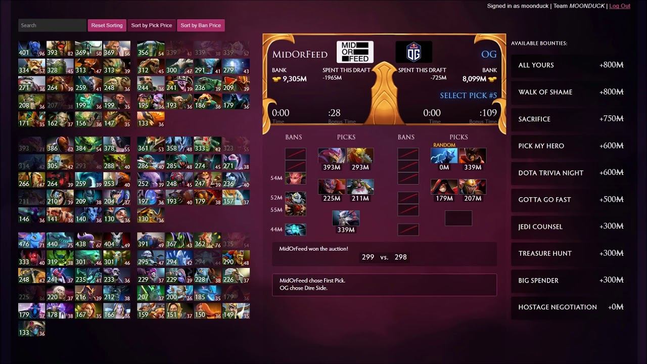 OG vs. Mid or Feed - Midas Mode - Game 1 - Group Stage Day 5 смотреть онлайн