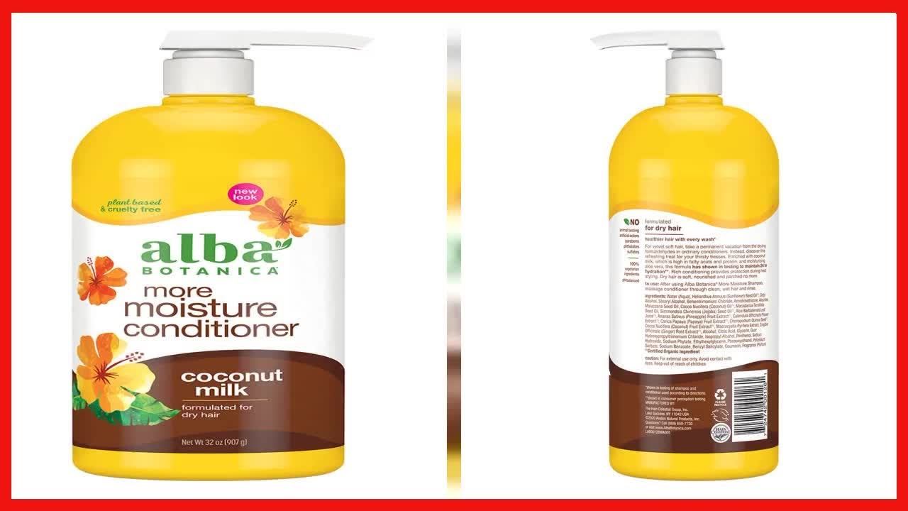 Great product - Alba Botanica More Moisture Conditioner, Coconut Milk, 32 Oz смотреть онлайн