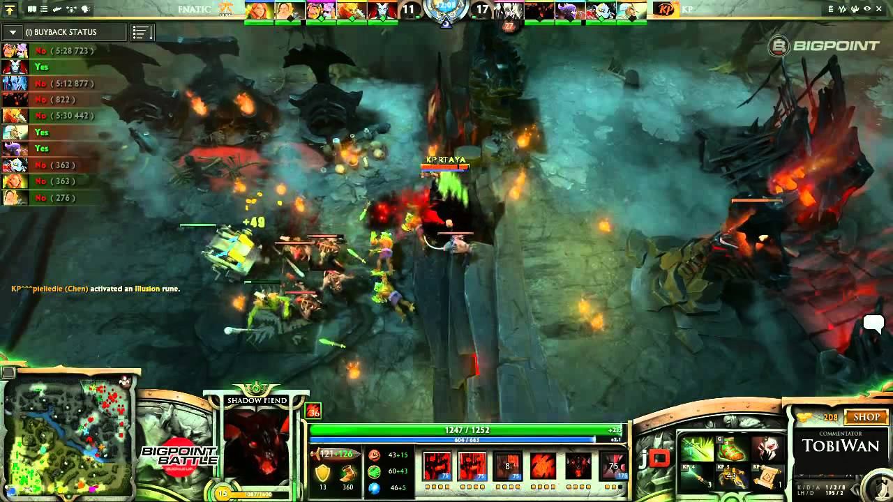 Fnatic EU vs Kaipi Game 3 Bigpoint Battle DOTA 2 TobiWan смотреть онлайн
