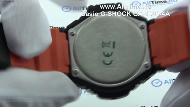 Обзор. Мужские наручные часы Casio G-SHOCK GA-1000-4A смотреть онлайн