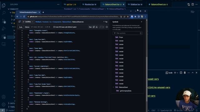 React Typescript 2023 - 23. Balance Sheet смотреть онлайн