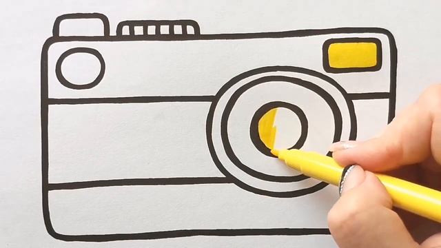 ФОТОАППАРАТ / мультик раскраска для детей / Нарисуй Ка смотреть онлайн
