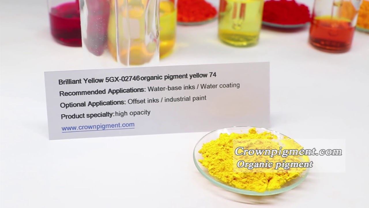 pigment yellow 74 Brilliant Yellow 5GX-02746 смотреть онлайн