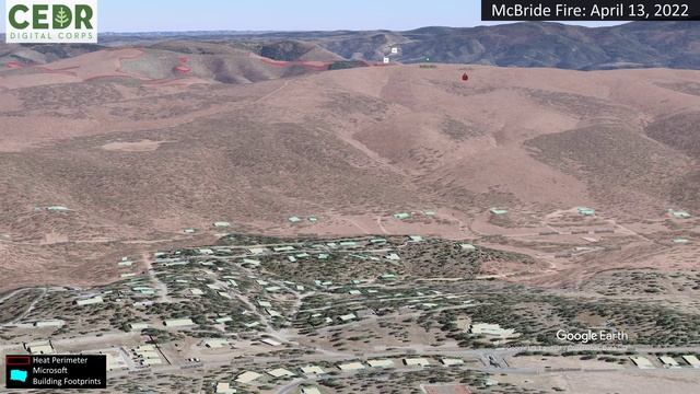 McBride Fire Perimeter Animation - April 14, 2022 смотреть онлайн