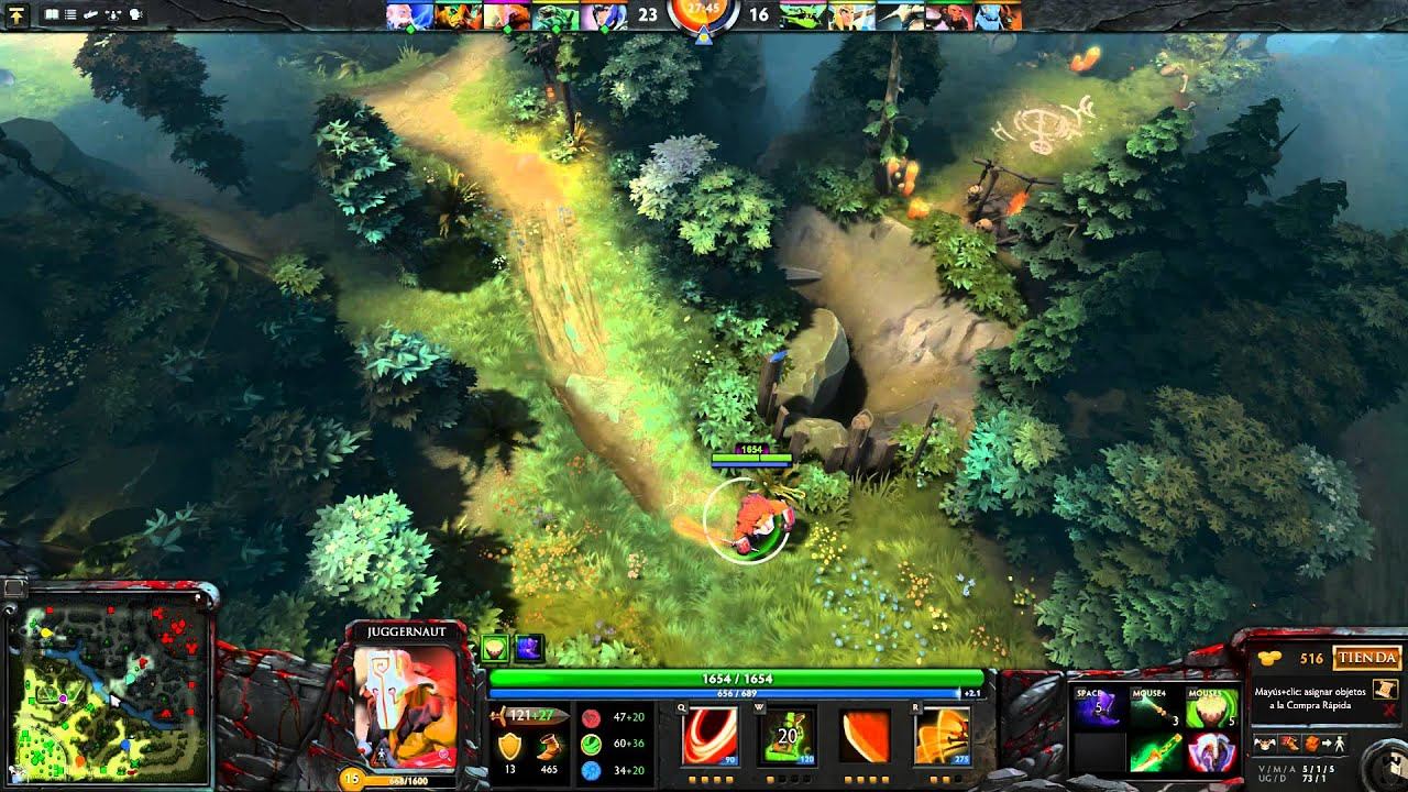Dota 2 Juggernaut Gameplay смотреть онлайн