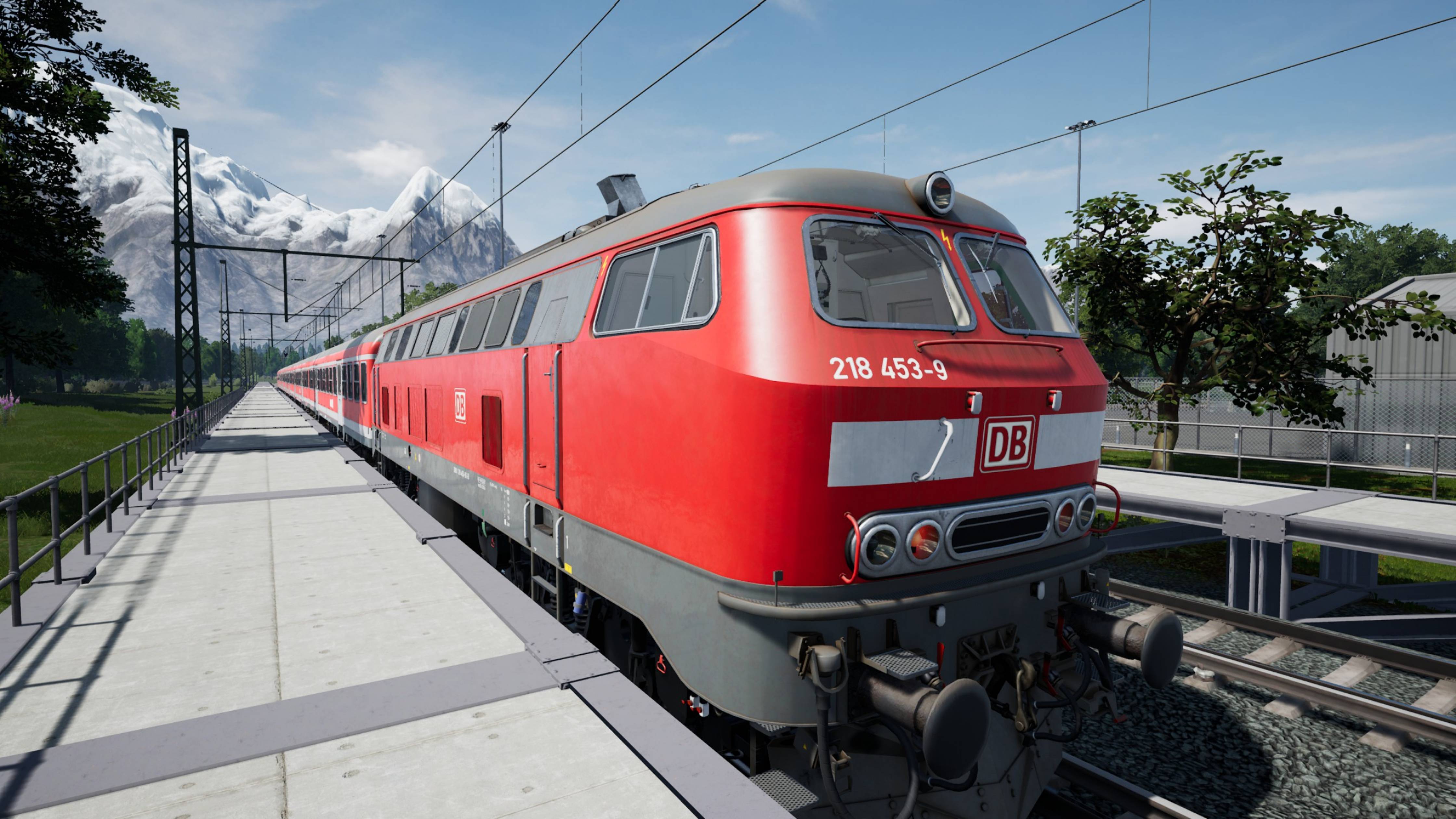 TSW5. BR 218 DB. Новый локомотив в Депо смотреть онлайн