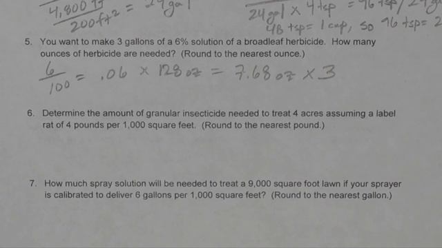Landscape Pesticide Calculations смотреть онлайн