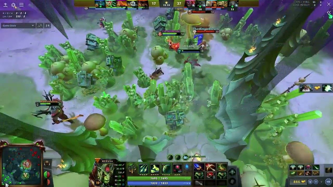 Lady of Jungle - Medusa - Dota 2 смотреть онлайн