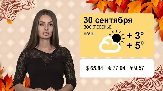 Погода на 30.09.2018 смотреть онлайн