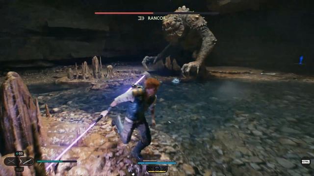STAR WARS Jedi: Survivor™ - RANCOR BOSS FIGHT (GRANDMASTER DIFFICULTY - NO STIM USED) смотреть онлайн