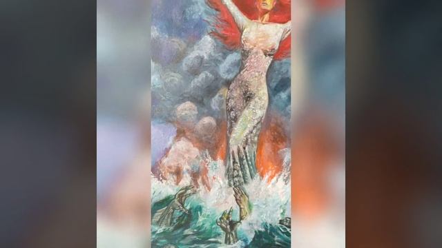 Копия картины Б. Валеджио. Холст акрил 50*30. смотреть онлайн