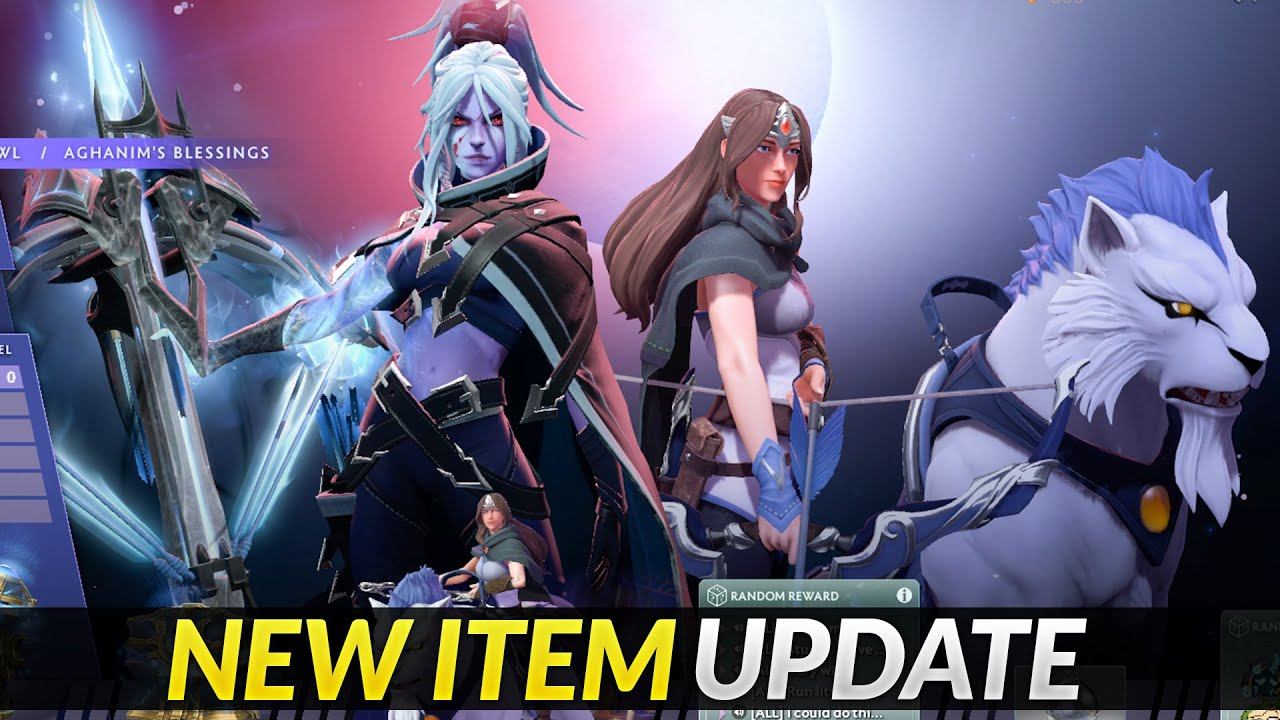 NEW DROW ARCANA Dread Retribution and Mirana Personal - Dota Labyrinth battle pass Update смотреть онлайн