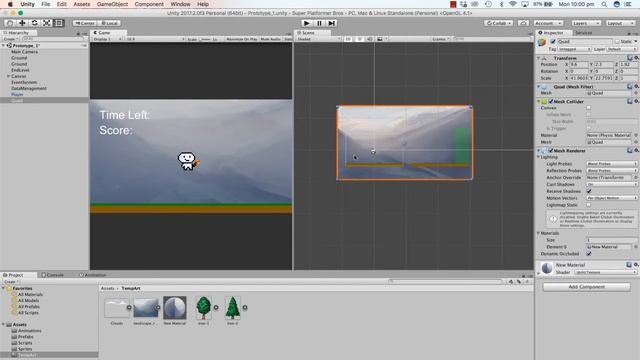 Unity Tutorial - 2D Side Scroller (Super Platformer Bros) Episode 9 - Parallax Scrolling смотреть онлайн