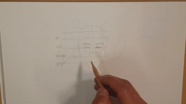 Яаж хүний царай зурах вэ? Хичээл #1 смотреть онлайн