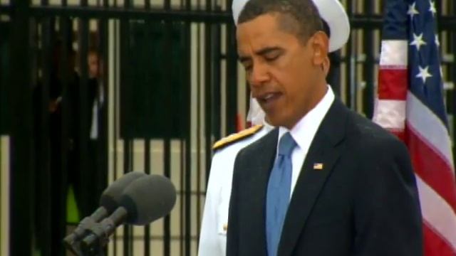 President Obama speaks at the Pentagon Memorial смотреть онлайн