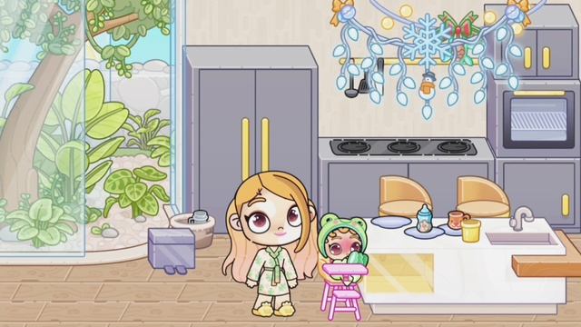 стрижка Лины, Лина заболела:(