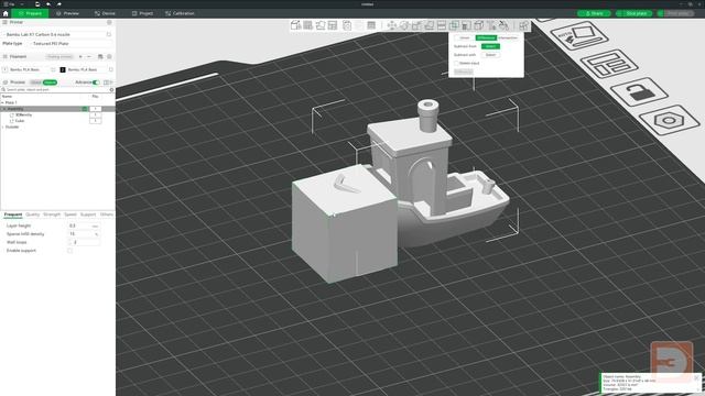 Edit objects in Bambu Studio with Mesh Boolean смотреть онлайн