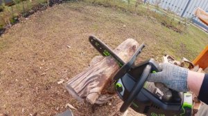 Обзор на аккумуляторную цепную пилу Greenworks GD40TCS (GS110) 40v, 25 см шина