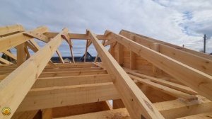 Устройство стропильной системы крыши дома из бруса. Обзор строительства дома 6 на 8 с террасой