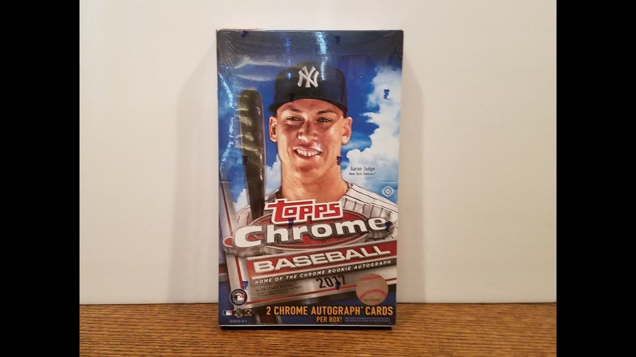 2017 Topps Chrome Hobby Box Break смотреть онлайн