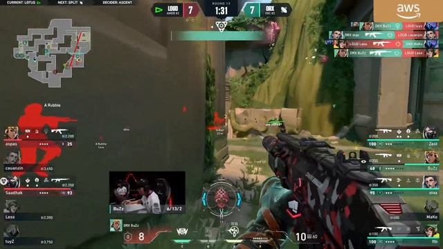 DRX vs Loud (Game 1) | VALORANT Champions 2023 смотреть онлайн