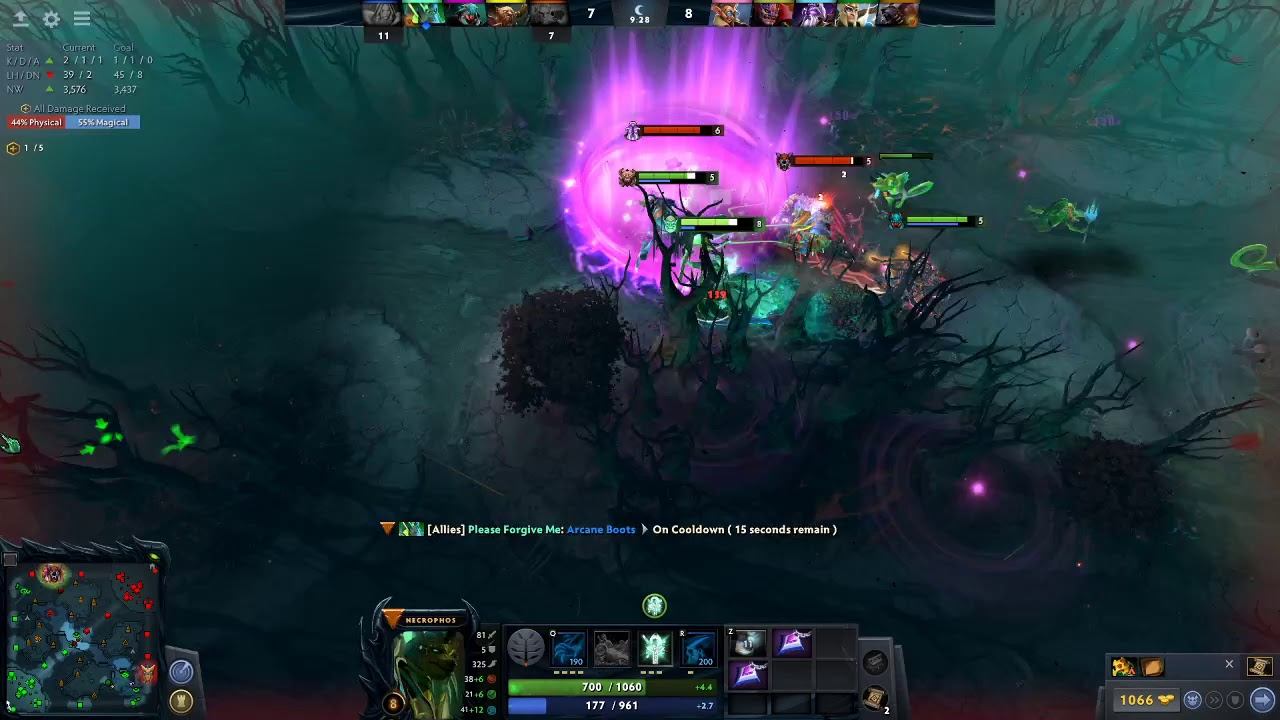 Just Your Regular 1.5k MMR Necro Game - Dota 2 Necrophos смотреть онлайн