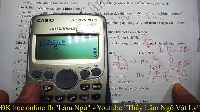 Giải đề thi học kì 1 Vật Lý 11 - Đề 5+6: HBT 18-19 và NH 15-16 смотреть онлайн