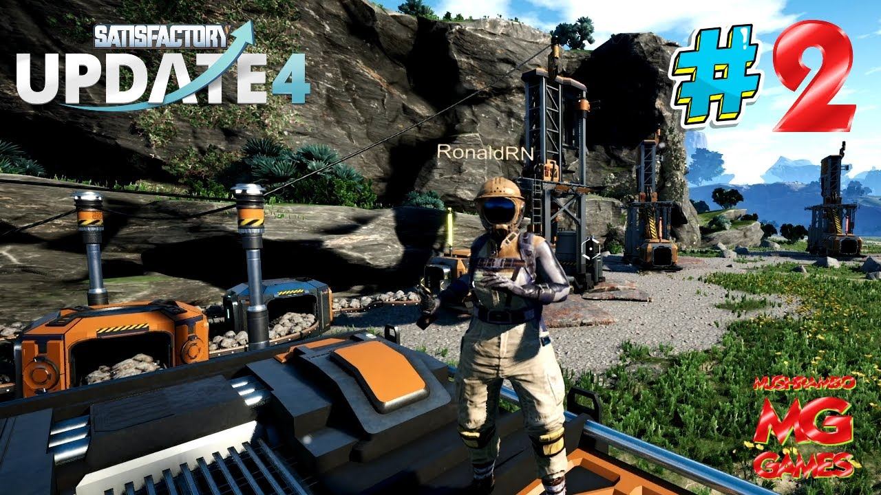 Satisfactory Update 4 - #2 - Começando a Automatização de Ferro - Gameplay - PT/BR смотреть онлайн