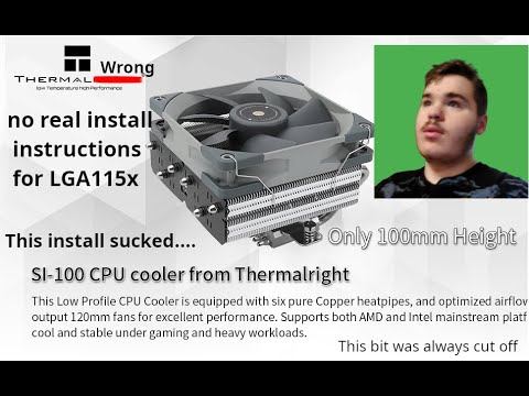 This Was A Disaster... | ThermalRight SI-100 Install On My NAS. #thermalright