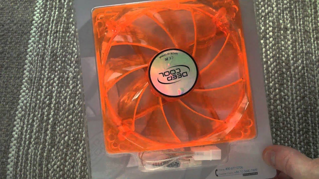 Deepcool XFAN 120U O/G Unboxing смотреть онлайн