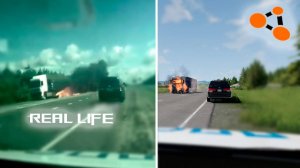 аварии на РЕАЛЬНЫХ СОБЫТИЯХ #6__beamng drive