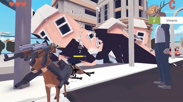 ОЛЕНИ УМЕЮТ СТРЕЛЯТЬ? Deer Simulator смотреть онлайн
