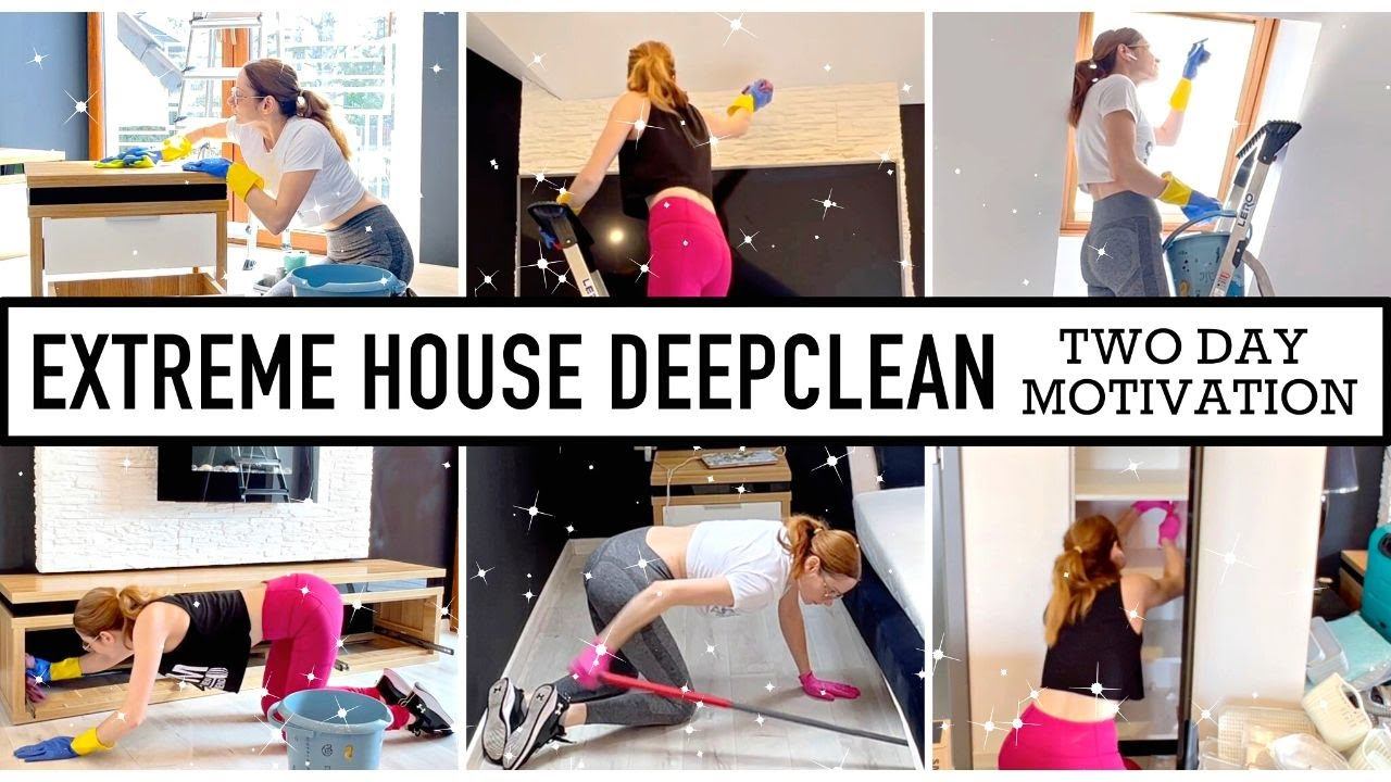 EXTREME TWO-DAY DEEP HOUSE CLEAN| SUPREME CLEANING MOTIVATION// CLEANING TIPS