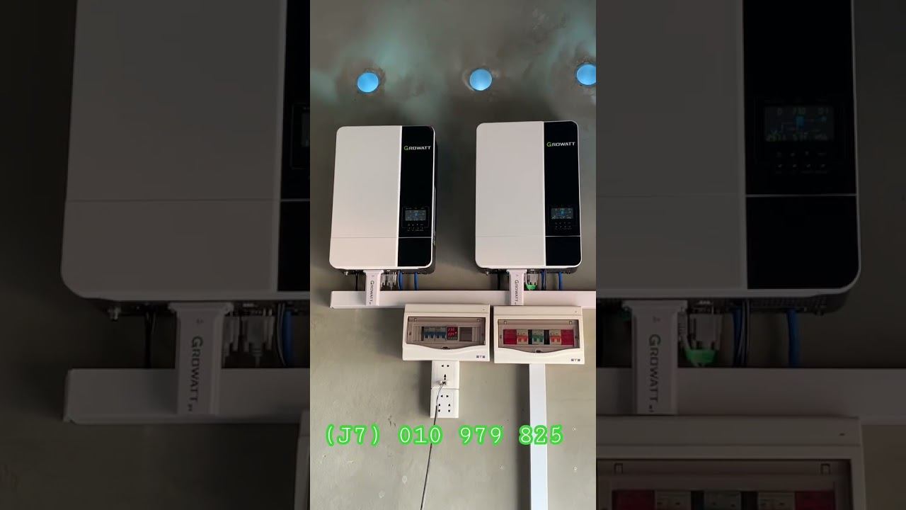 Electrical Solar System,2 Growatt Hybrid Off Grid Inverters with Lithium battery 2pcs J7-01097982 смотреть онлайн