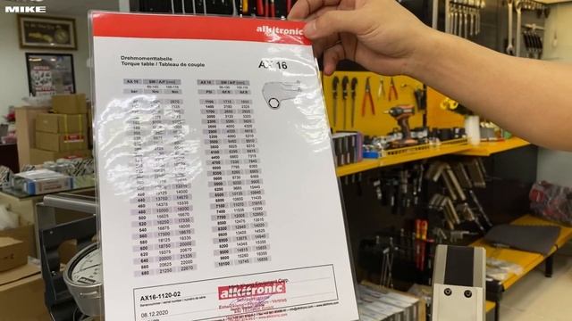 Máy Xiết Bulong đai ốc Bằng Thủy Lực 2300Nm Alkitronic, AX16. Germany