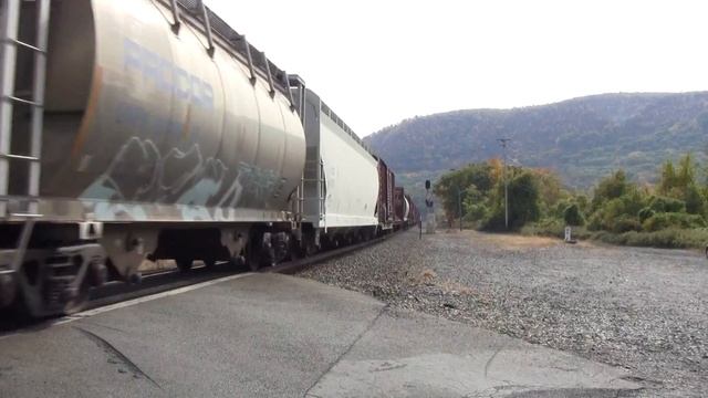 CSX Q410 at Iona Island 10/19/13 смотреть онлайн