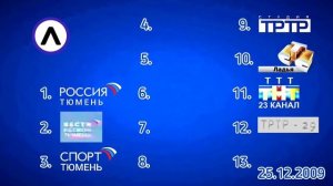 Эволюция логотипов городского телевидения #8. Тюмень
