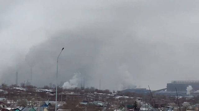 Экология Темиртау,Вид с 9 м-на,14:00. 14.03.2021 #SteveVoice смотреть онлайн