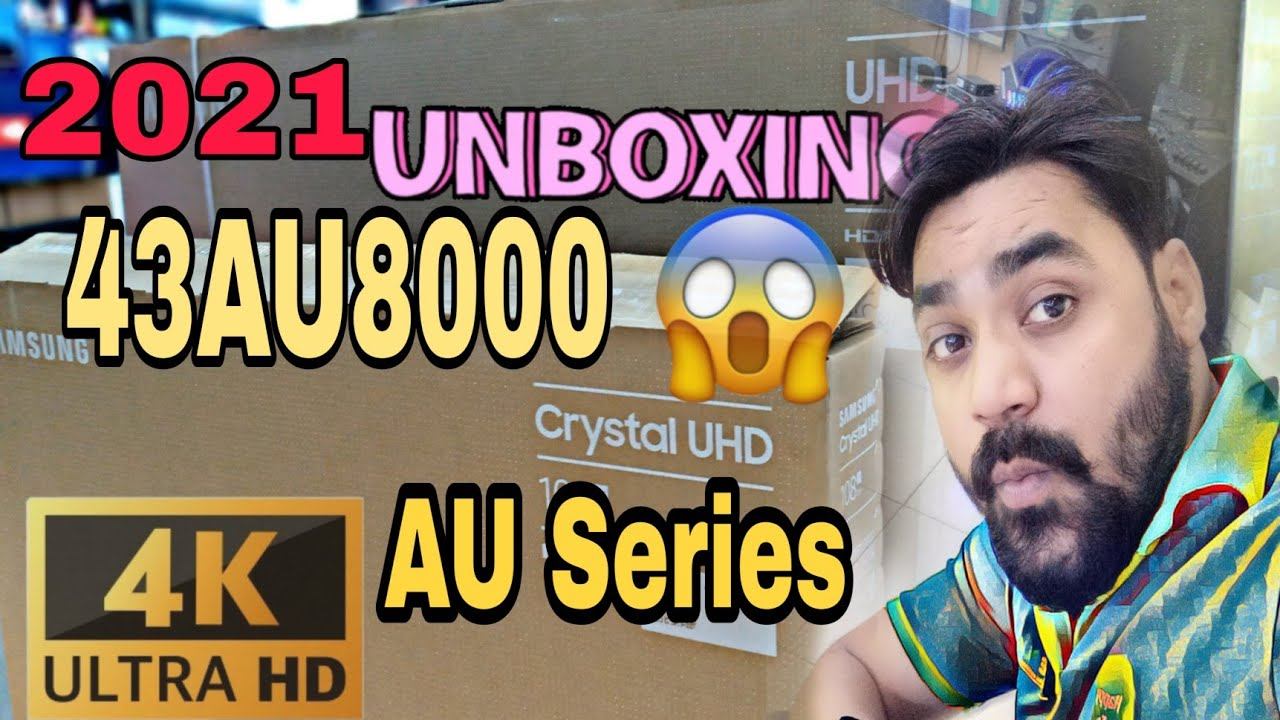 Samsung UHD 43au8000 Unboxing⚡2021 first look and Review 55Au8000 |Naveen Chandela Sain смотреть онлайн