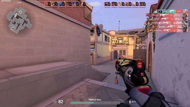 Overdrive Vandal and Sheriff Aces + Knife - Black Variants - #valorant #valorantclips #newskin смотреть онлайн