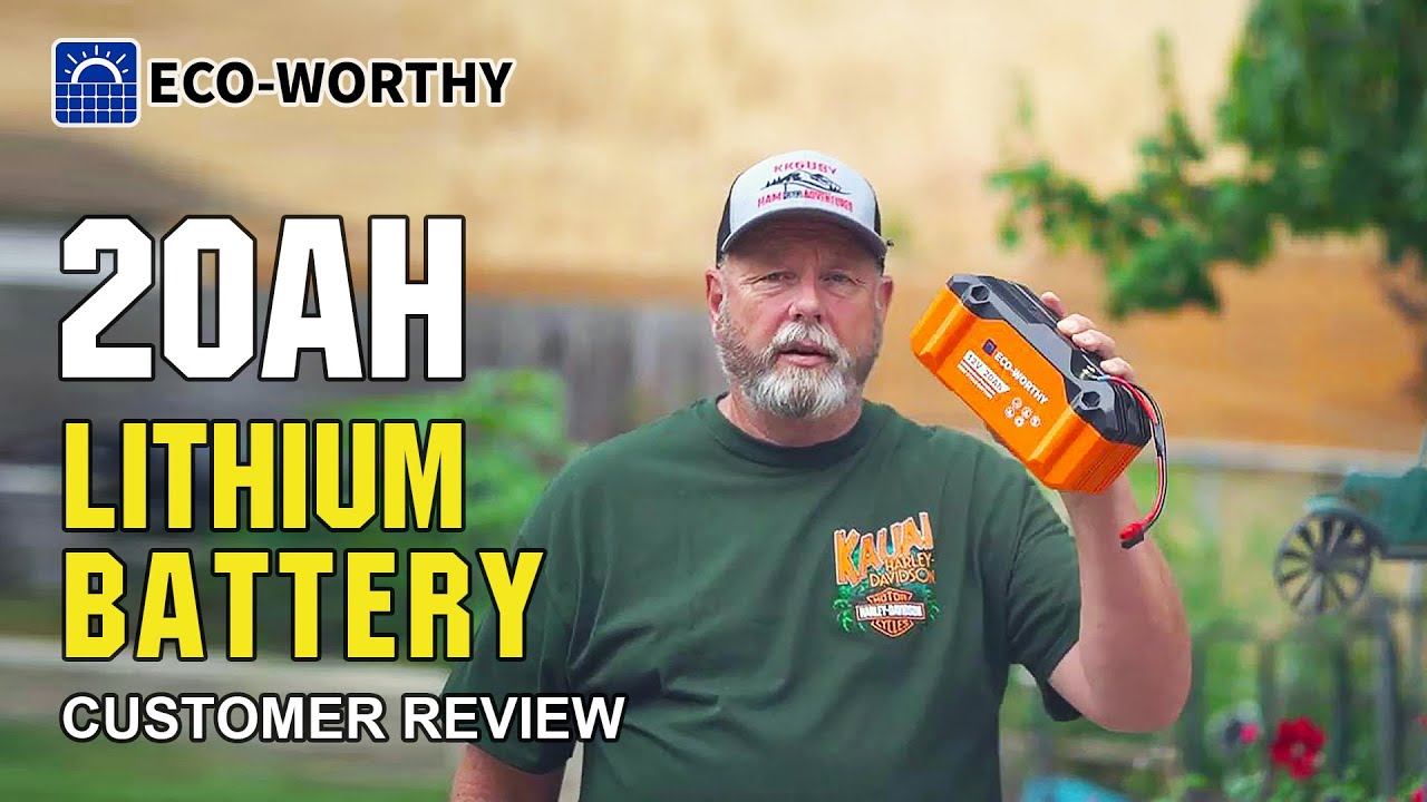 12V lithium battery, 20ah LiFePO4 deep cycle recharge battery,review by Jack смотреть онлайн