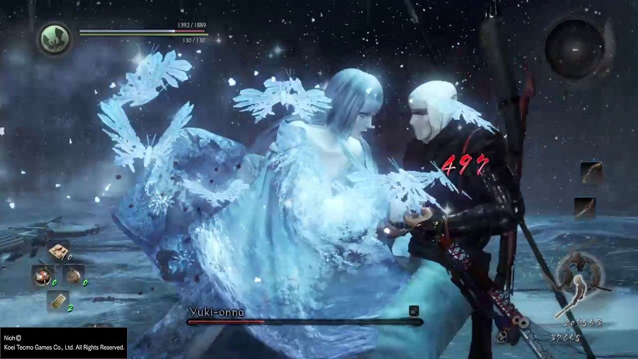 Nioh! Boss Yuki-Ona смотреть онлайн