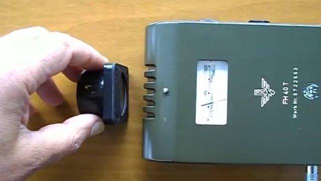 T-195 Collins transmitter radioactive meter measured with FH40T Geiger counter смотреть онлайн