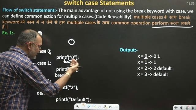Control Statements Switch Case in c programming Languages Live Class 38 Offline Batch смотреть онлайн