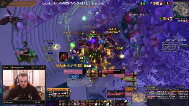 MYTHIC+ LVL 15! CoS (+3 Chest) - 7.1.5 Paladin Tank PoV - Method Sco смотреть онлайн