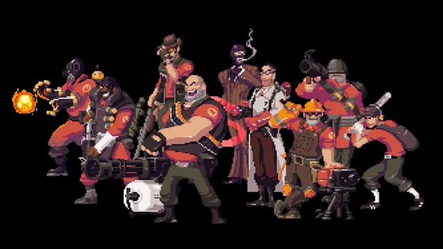 16-bit Remake #4: Team Fortress 2 Medley смотреть онлайн