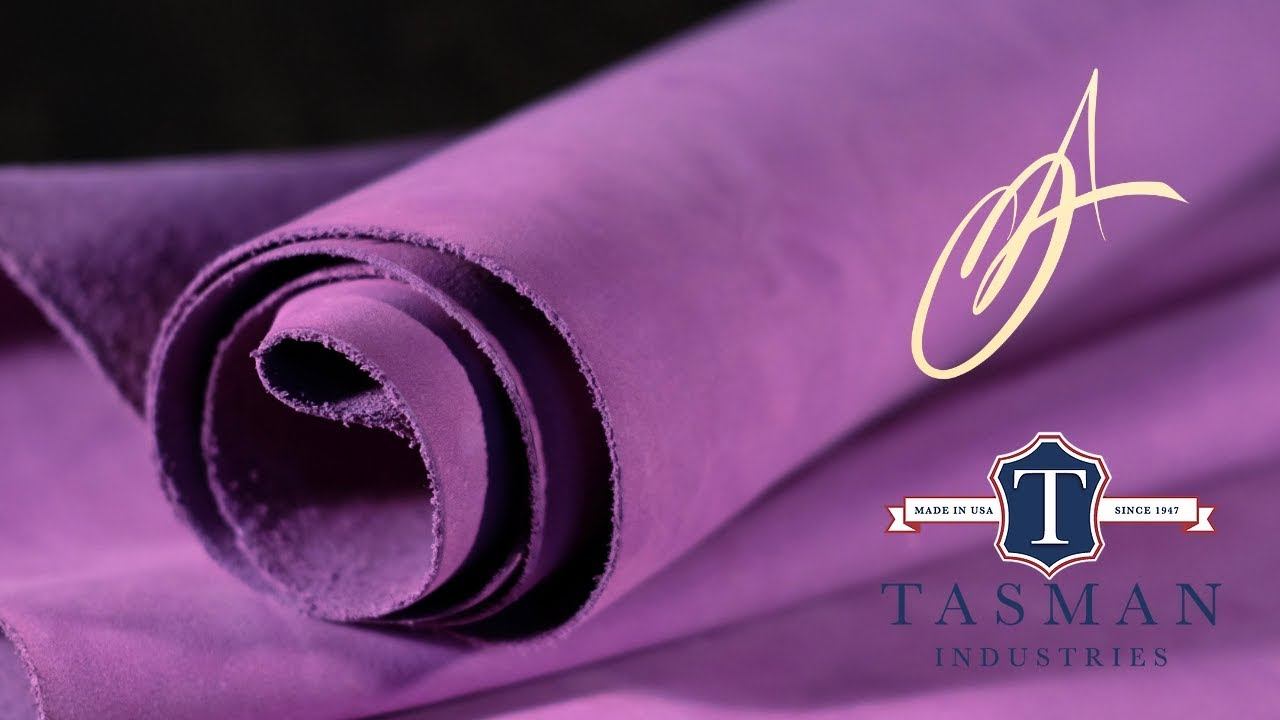 Tasman Leather - Vibrant Purple Nubuck 3-4oz смотреть онлайн