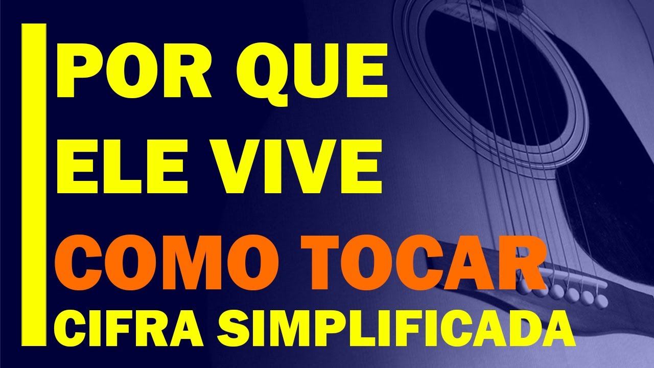 POR QUE ELE VIVE | VIOLÃO GOSPEL | VIOLÃO INICIANTE #violãoiniciante #violãogospel смотреть онлайн